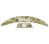 Tennessee Titans MIDI Mid Size SpeedFlex Football Helmet Front & Back Bumper Decal Set - Pick Color