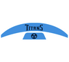 Tennessee Titans MIDI Mid Size SpeedFlex Football Helmet Front & Back Bumper Decal Set - Pick Color
