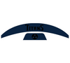 Tennessee Titans MIDI Mid Size SpeedFlex Football Helmet Front & Back Bumper Decal Set - Pick Color