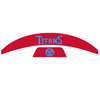 Tennessee Titans MIDI Mid Size SpeedFlex Football Helmet Front & Back Bumper Decal Set - Pick Color
