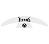 Tennessee Titans MIDI Mid Size SpeedFlex Football Helmet Front & Back Bumper Decal Set - Pick Color