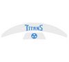 Tennessee Titans MIDI Mid Size SpeedFlex Football Helmet Front & Back Bumper Decal Set - Pick Color