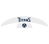 Tennessee Titans MIDI Mid Size SpeedFlex Football Helmet Front & Back Bumper Decal Set - Pick Color