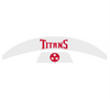 Tennessee Titans MIDI Mid Size SpeedFlex Football Helmet Front & Back Bumper Decal Set - Pick Color