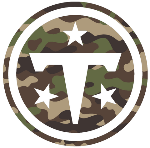 Tennessee Titans Woodland Camo Camouflage Team Logo Premium DieCut Vinyl Decal PICK SIZE