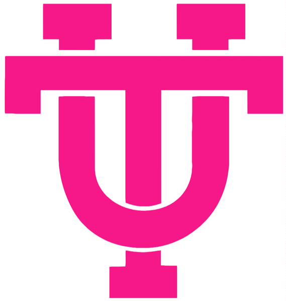 Tennessee Volunteers Hot Pink Retro Throwback UT Logo Premium DieCut Vinyl Decal PICK SIZE