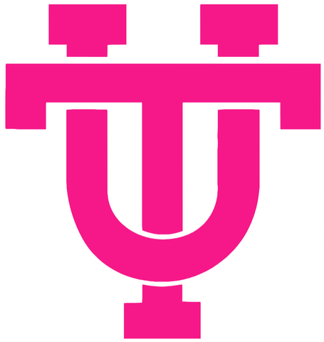 Tennessee Volunteers Hot Pink Retro Throwback UT Logo Premium DieCut Vinyl Decal PICK SIZE