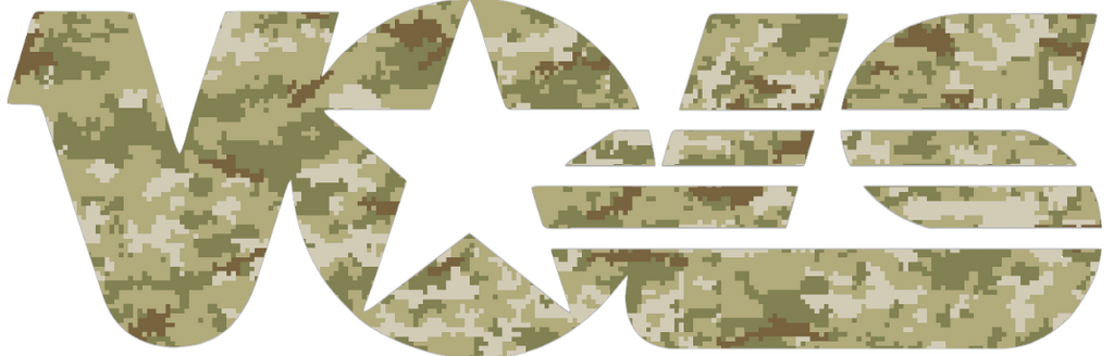 Tennessee Volunteers Retro Throwback Logo Salute to Service Camouflage Camo Vinyl Decal PICK SIZE