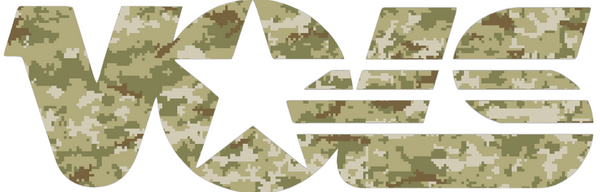 Tennessee Volunteers Retro Throwback Logo Salute to Service Camouflage Camo Vinyl Decal PICK SIZE