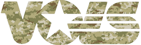 Tennessee Volunteers Retro Throwback Logo Salute to Service Camouflage Camo Vinyl Decal PICK SIZE