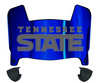 Tennessee State Tigers Mini Football Helmet Visor Shield w/ Clips - PICK VISOR & LOGO COLOR