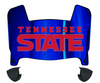 Tennessee State Tigers Mini Football Helmet Visor Shield w/ Clips - PICK VISOR & LOGO COLOR