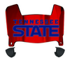 Tennessee State Tigers Mini Football Helmet Visor Shield w/ Clips - PICK VISOR & LOGO COLOR