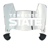 Tennessee State Tigers Mini Football Helmet Visor Shield w/ Clips - PICK VISOR & LOGO COLOR