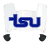 Tennessee State Tigers Mini Football Helmet Visor Shield w/ Clips - PICK VISOR & LOGO COLOR