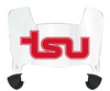 Tennessee State Tigers Mini Football Helmet Visor Shield w/ Clips - PICK VISOR & LOGO COLOR