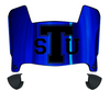 Tennessee State Tigers Mini Football Helmet Visor Shield w/ Clips - PICK VISOR & LOGO COLOR