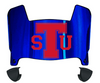 Tennessee State Tigers Mini Football Helmet Visor Shield w/ Clips - PICK VISOR & LOGO COLOR