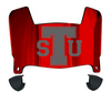 Tennessee State Tigers Mini Football Helmet Visor Shield w/ Clips - PICK VISOR & LOGO COLOR