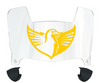 Tennessee Tech Golden Eagles Mini Football Helmet Visor Shield w/ Clips - PICK VISOR & LOGO COLOR