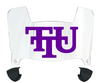 Tennessee Tech Golden Eagles Mini Football Helmet Visor Shield w/ Clips - PICK VISOR & LOGO COLOR