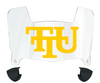 Tennessee Tech Golden Eagles Mini Football Helmet Visor Shield w/ Clips - PICK VISOR & LOGO COLOR