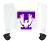 Tennessee Tech Golden Eagles Mini Football Helmet Visor Shield w/ Clips - PICK VISOR & LOGO COLOR