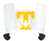 Tennessee Tech Golden Eagles Mini Football Helmet Visor Shield w/ Clips - PICK VISOR & LOGO COLOR