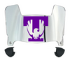 Tennessee Tech Golden Eagles Mini Football Helmet Visor Shield w/ Clips - PICK VISOR & LOGO COLOR