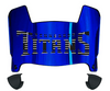 Tennessee Titans Limited Edition Mini Football Helmet Visor Shield w/ Clips - PICK VISOR & LOGO COLOR