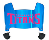 Tennessee Titans Limited Edition Mini Football Helmet Visor Shield w/ Clips - PICK VISOR & LOGO COLOR