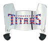 Tennessee Titans Limited Edition Mini Football Helmet Visor Shield w/ Clips - PICK VISOR & LOGO COLOR