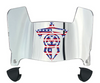 Tennessee Titans Limited Edition Mini Football Helmet Visor Shield w/ Clips - PICK VISOR & LOGO COLOR
