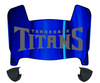 Tennessee Titans Mini Football Helmet Visor Shield w/ Clips - PICK VISOR & LOGO COLOR