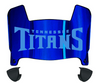 Tennessee Titans Mini Football Helmet Visor Shield w/ Clips - PICK VISOR & LOGO COLOR