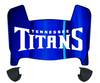 Tennessee Titans Mini Football Helmet Visor Shield w/ Clips - PICK VISOR & LOGO COLOR