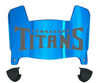 Tennessee Titans Mini Football Helmet Visor Shield w/ Clips - PICK VISOR & LOGO COLOR