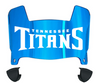 Tennessee Titans Mini Football Helmet Visor Shield w/ Clips - PICK VISOR & LOGO COLOR