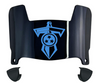 Tennessee Titans Mini Football Helmet Visor Shield w/ Clips - PICK VISOR & LOGO COLOR