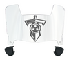 Tennessee Titans Mini Football Helmet Visor Shield w/ Clips - PICK VISOR & LOGO COLOR