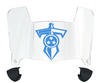 Tennessee Titans Mini Football Helmet Visor Shield w/ Clips - PICK VISOR & LOGO COLOR
