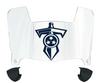 Tennessee Titans Mini Football Helmet Visor Shield w/ Clips - PICK VISOR & LOGO COLOR