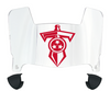 Tennessee Titans Mini Football Helmet Visor Shield w/ Clips - PICK VISOR & LOGO COLOR