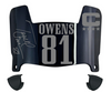 Terrell Owens Philadelphia Eagles Mini Football Helmet Visor w/ Clips - PICK COLOR