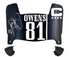 Terrell Owens Philadelphia Eagles Mini Football Helmet Visor w/ Clips - PICK COLOR