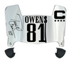 Terrell Owens Philadelphia Eagles Mini Football Helmet Visor w/ Clips - PICK COLOR