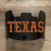Texas Longhorns Full Size Football Helmet Visor Shield w/ Clips - PICK VISOR & LOGO COLOR