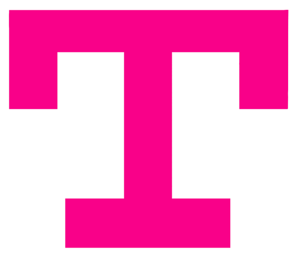 Texas Rangers Hot Pink City Connect 2.0 T Logo Premium DieCut Vinyl Decal PICK SIZE