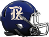 Texas Rangers City Connect Custom Concept Navy Blue Mini Riddell Speed Football Helmet