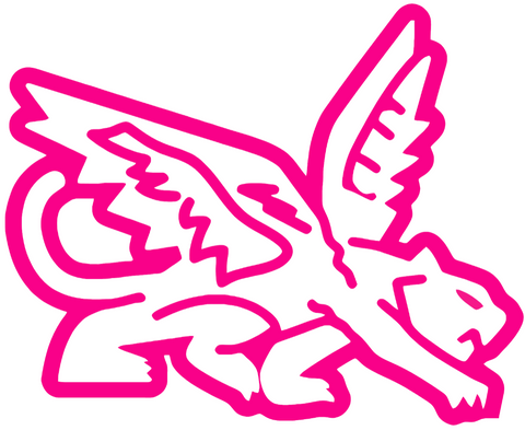 Texas Rangers Hot Pink City Connect Peagle Logo Premium DieCut Vinyl Decal PICK SIZE